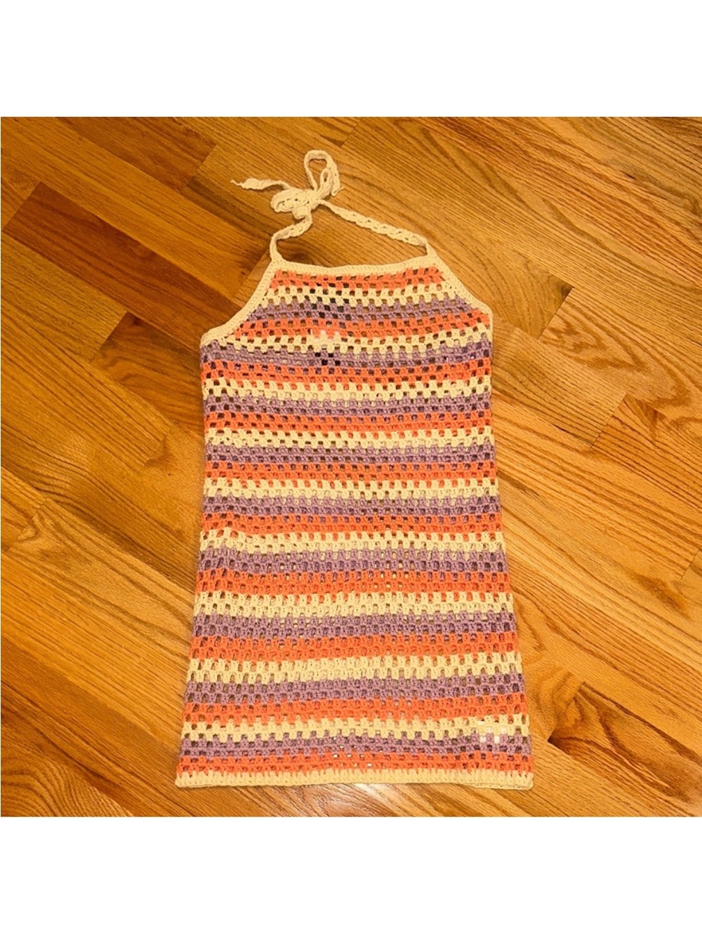 Crochet Halter Swim Coverup